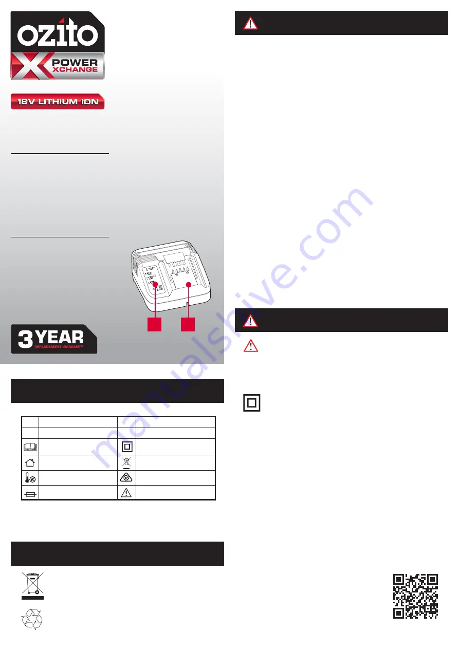 Ozito Power X Change PXBLES-018 Instruction Manual Download Page 9