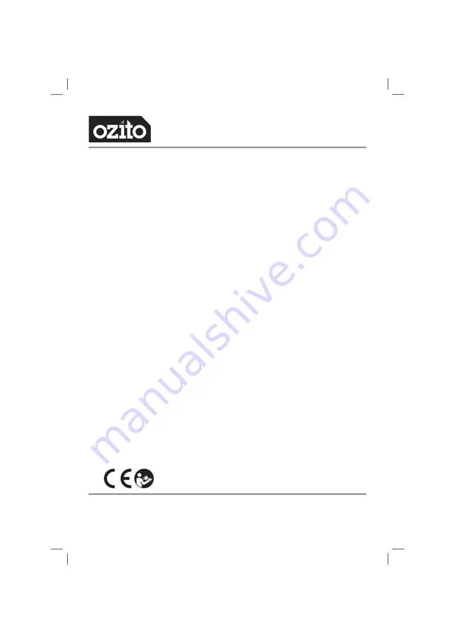 Ozito PXCSDMK-418U Operating Instructions Manual Download Page 1