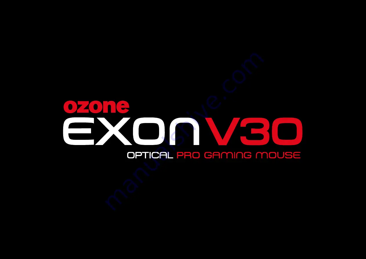 Ozone Exon V30 Скачать руководство пользователя страница 1