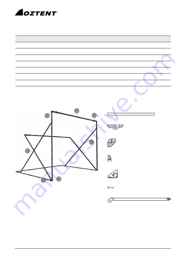 OZTENT ORX05ACLRA Owner'S Manual Download Page 18