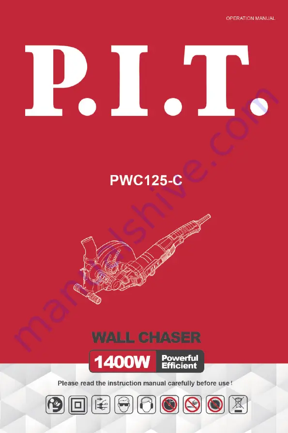 P.I.T. PWC125-C Operation Manual Download Page 1