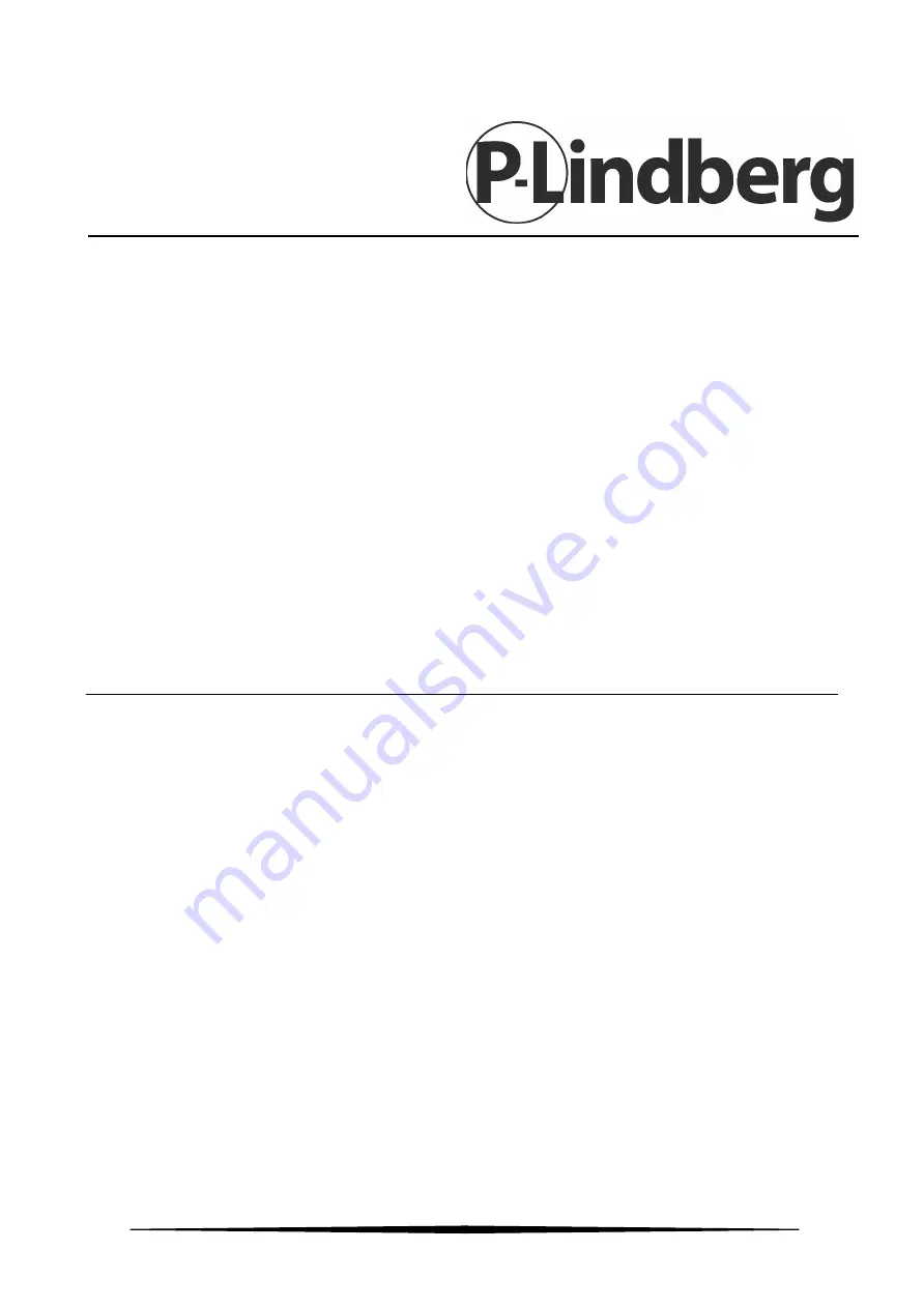 P.Lindberg 9039281 Manual Download Page 17