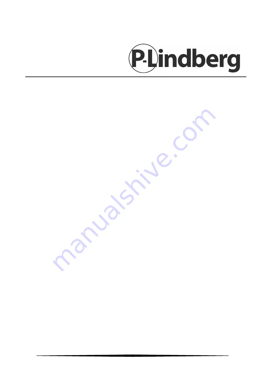 P.Lindberg 9051583 Original Manual Download Page 8