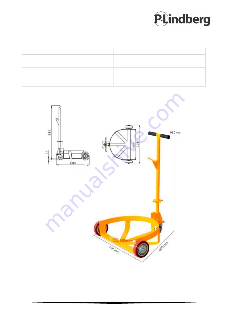 P.Lindberg CB-F50 Manual Download Page 4