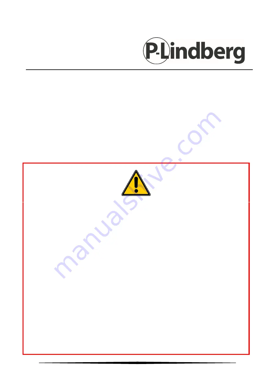 P.Lindberg EF-105 Original Manual Download Page 29