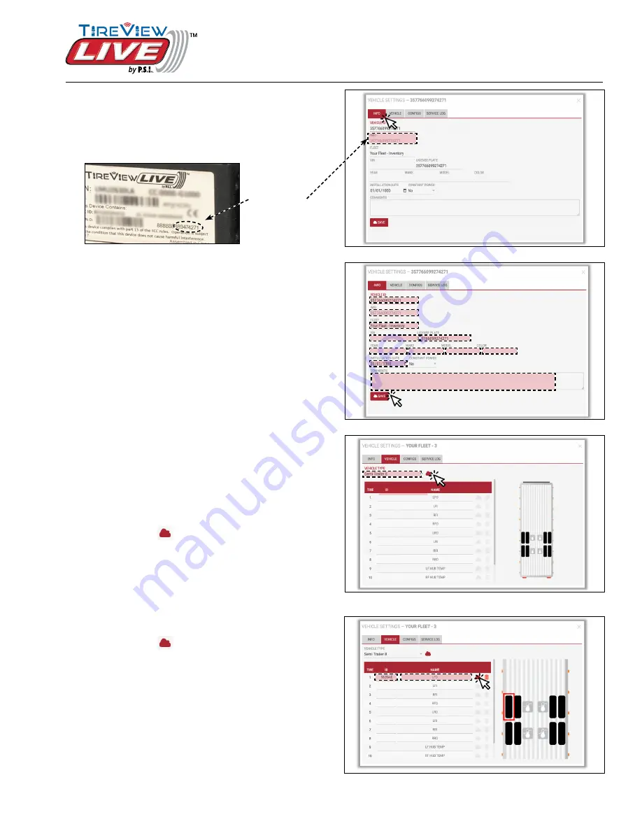 P.S.I TireView LIVE Installation Manual Download Page 9