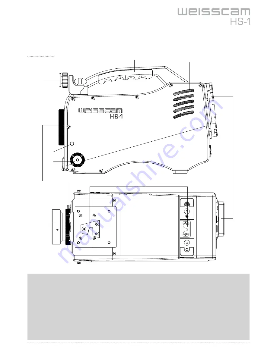 P+S Technik Weisscam HS-1 Operator'S Manual Download Page 9