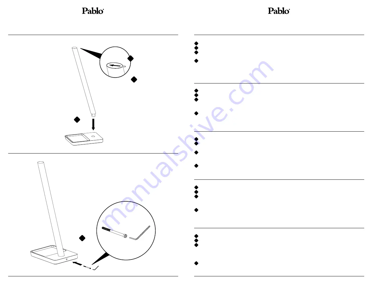 Pablo CLAMP Assembly/Installation Instructions Download Page 15