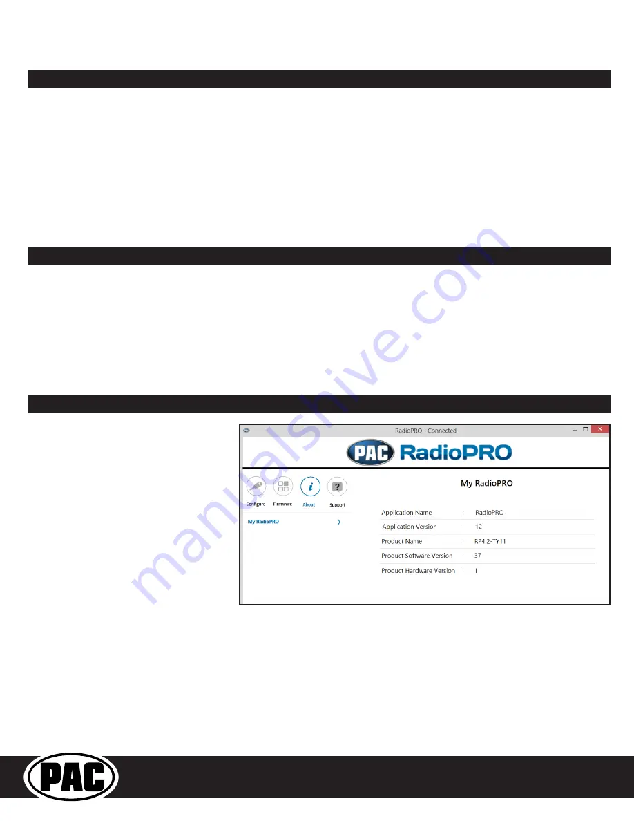 PAC RadioPRO4 RP4.2-TY11 Manual Download Page 6