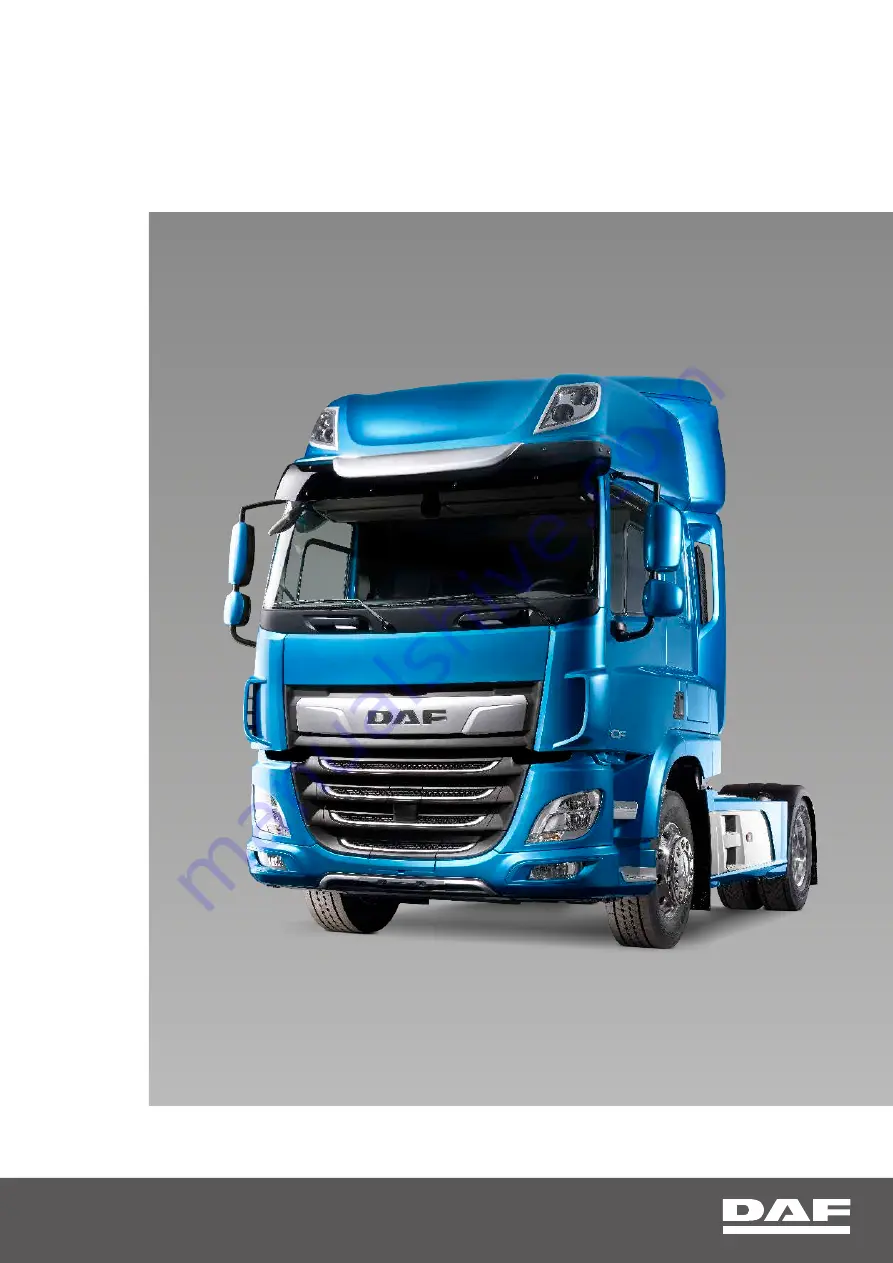 Paccar DAF CF 2017 Скачать руководство пользователя страница 1