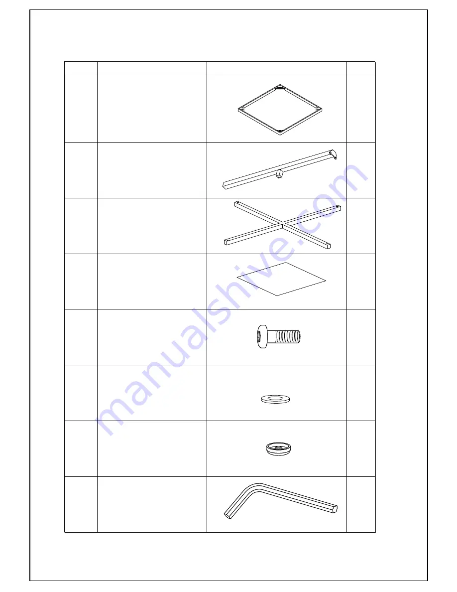 Pacific Casual 13D-009-3BAL Assembly Instructions Download Page 2