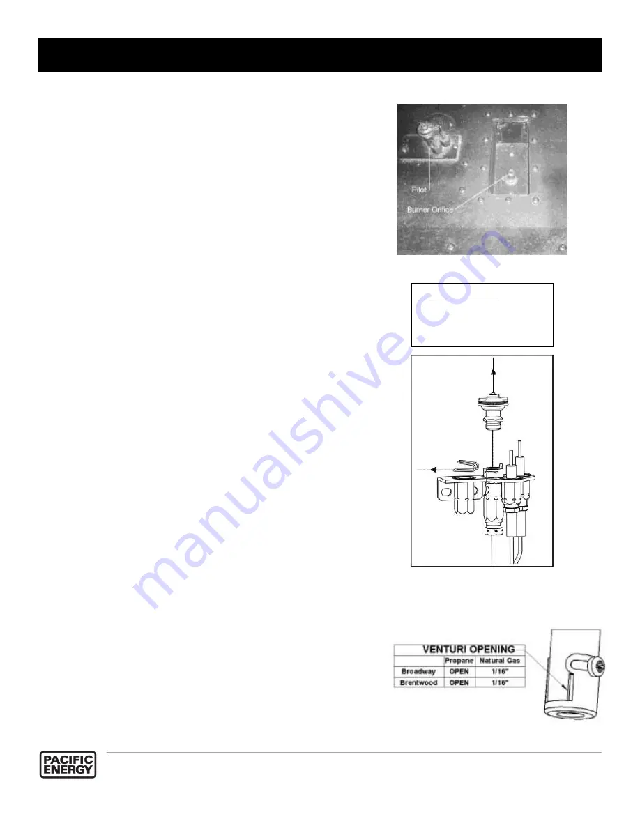 Pacific energy BROADWAY Installation And Operating Instructions Manual Download Page 24