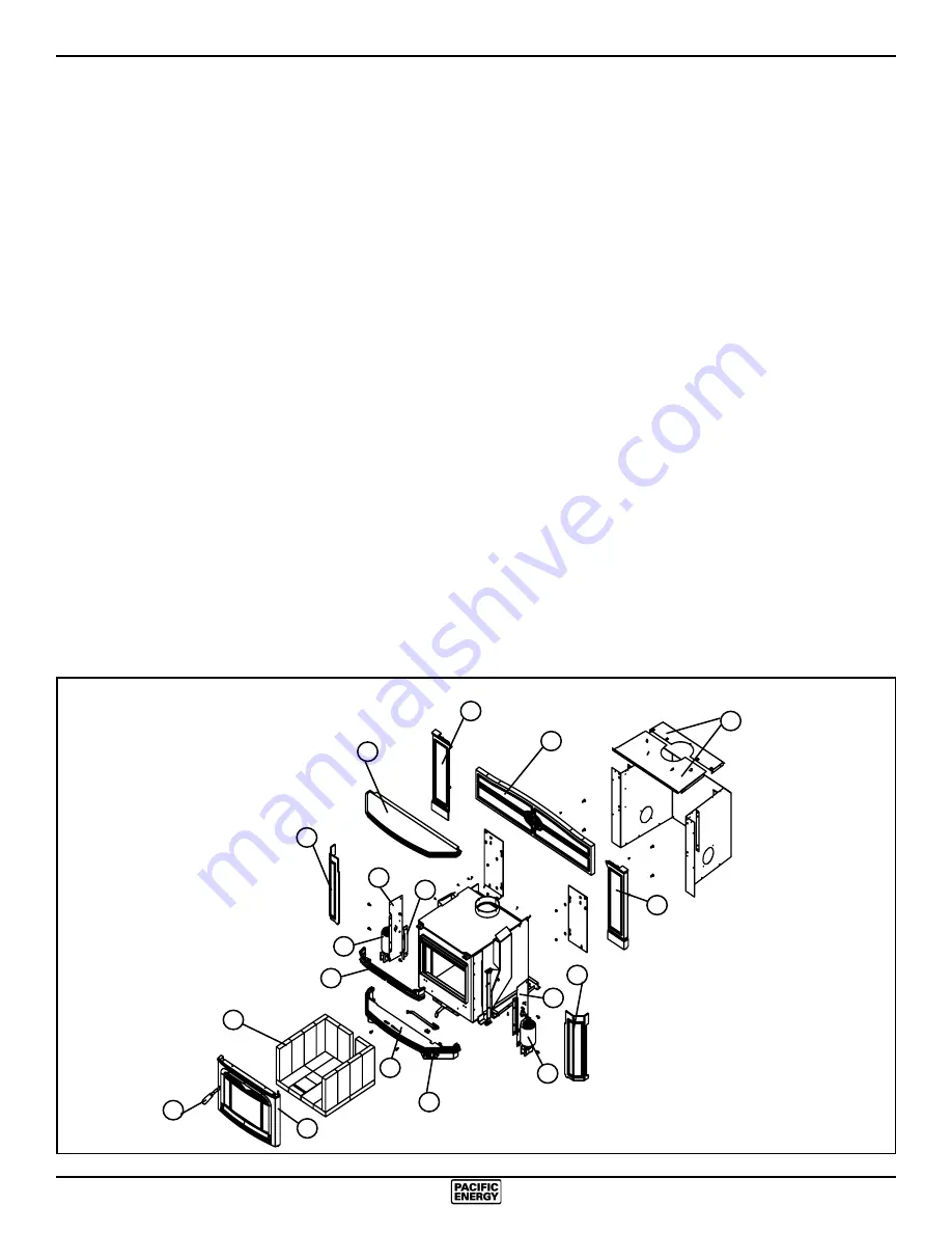 Pacific energy T5 Installation And Operating Instrictions Download Page 18