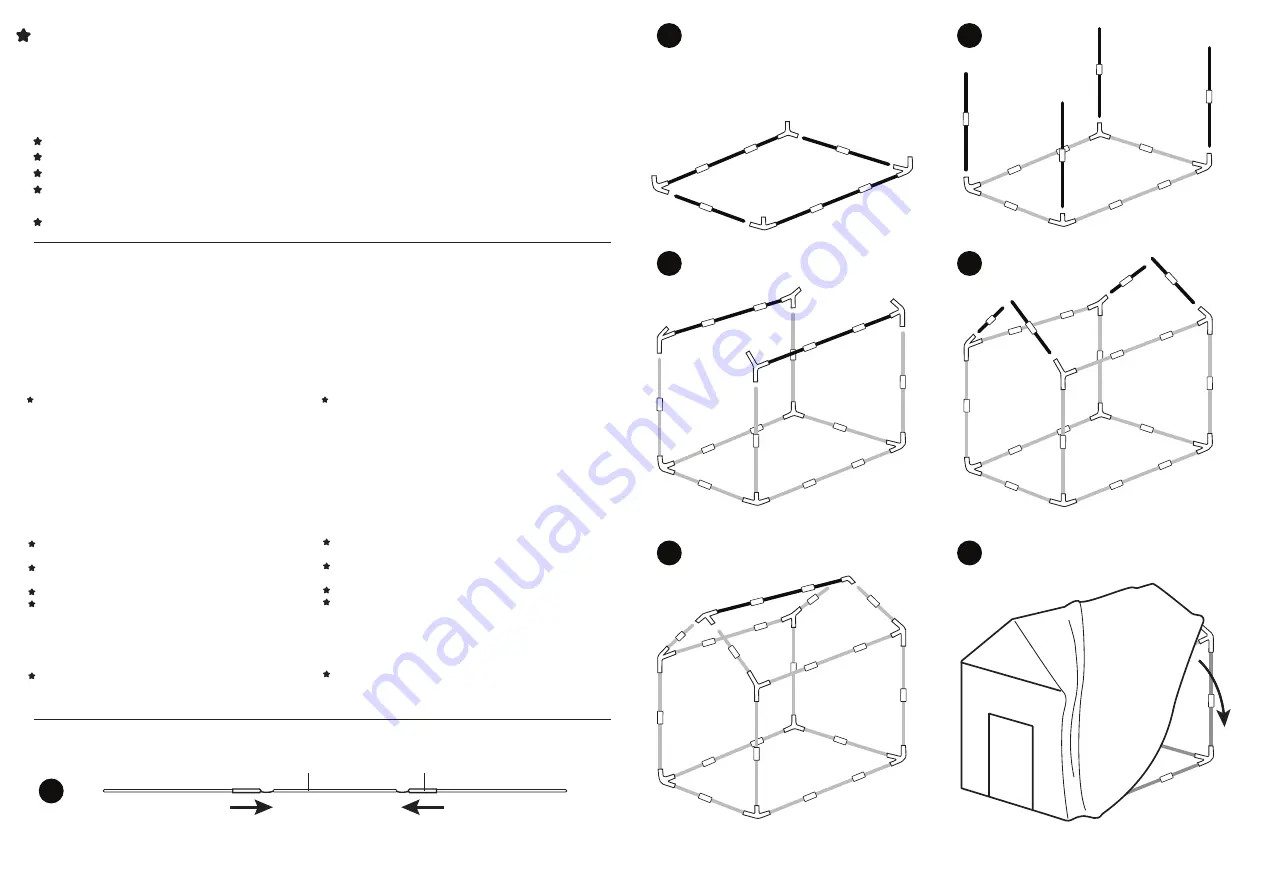 PACIFIC PLAY TENTS 31425 Instructions Download Page 2