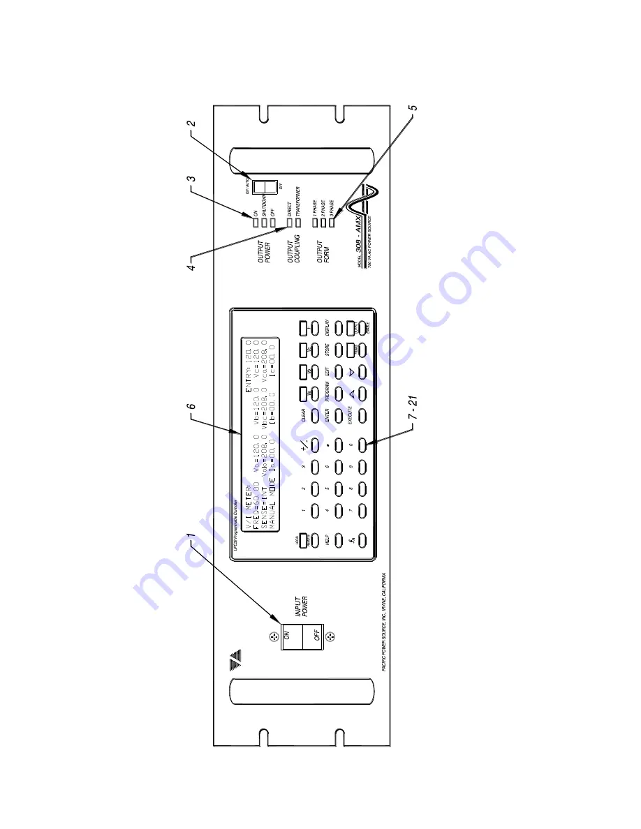 Pacific Power Source UPC-32 Operation Manual Download Page 40