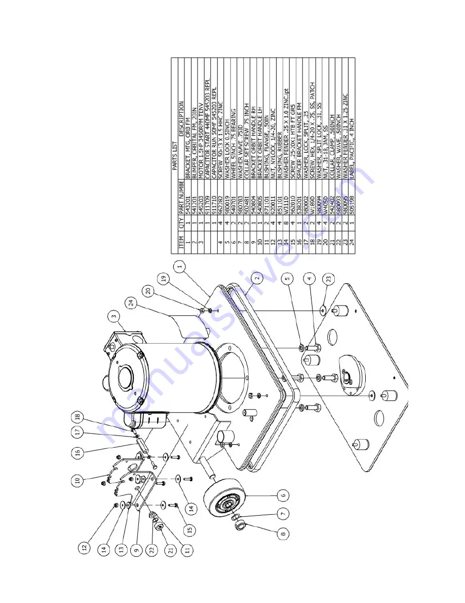 Pacific 545411 Parts & Operating Manual Download Page 13