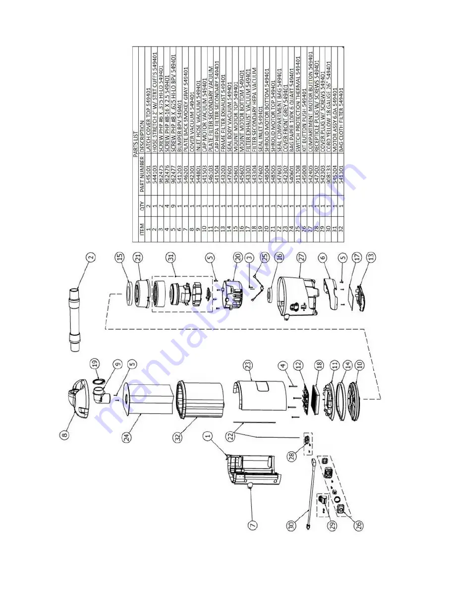 Pacific 545411 Parts & Operating Manual Download Page 21