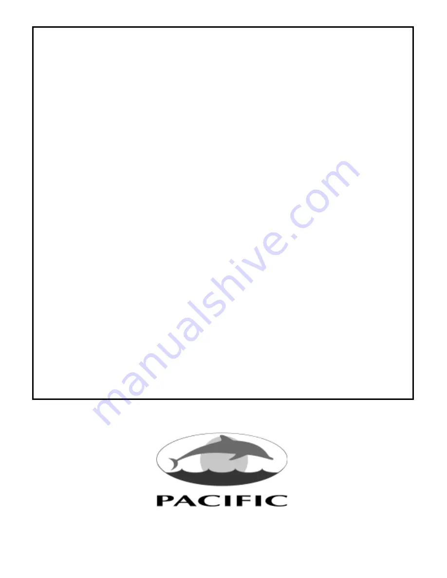 Pacific MINISWEEP Operating & Maintenance Instructions Download Page 8