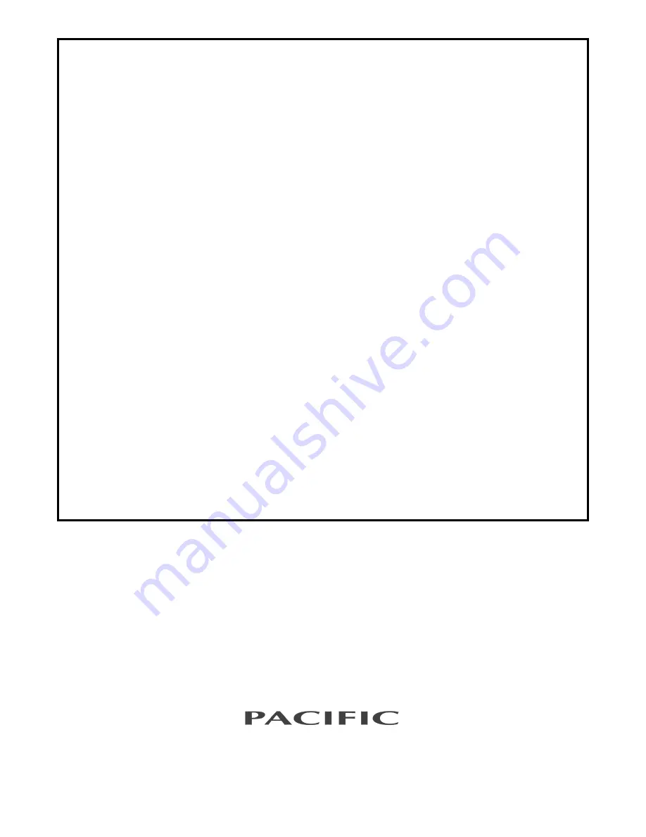 Pacific RAPID VAC Operating & Maintenance Instructions Download Page 9