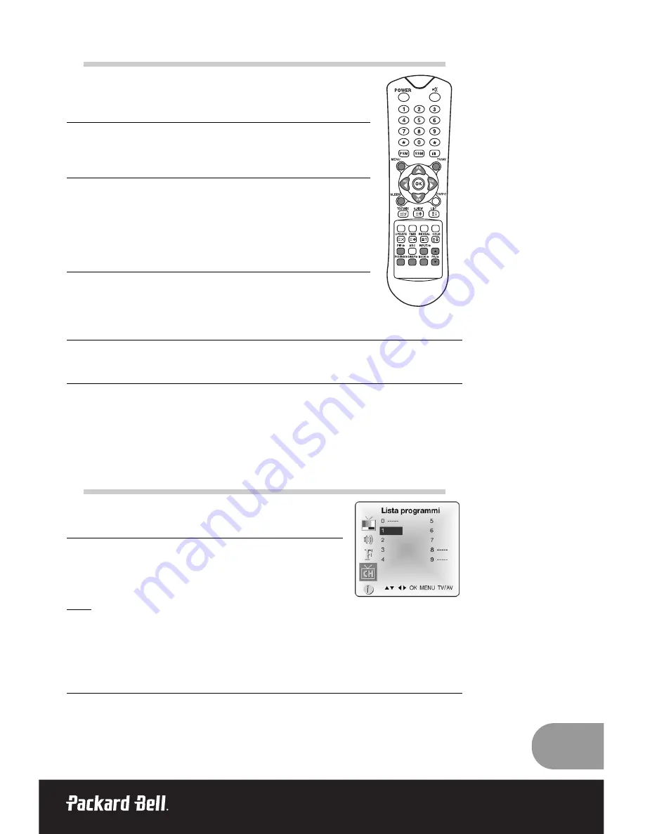 Packard Bell DIGITAL TV  170 / 230 / 300 SW Owner'S Manual Download Page 147