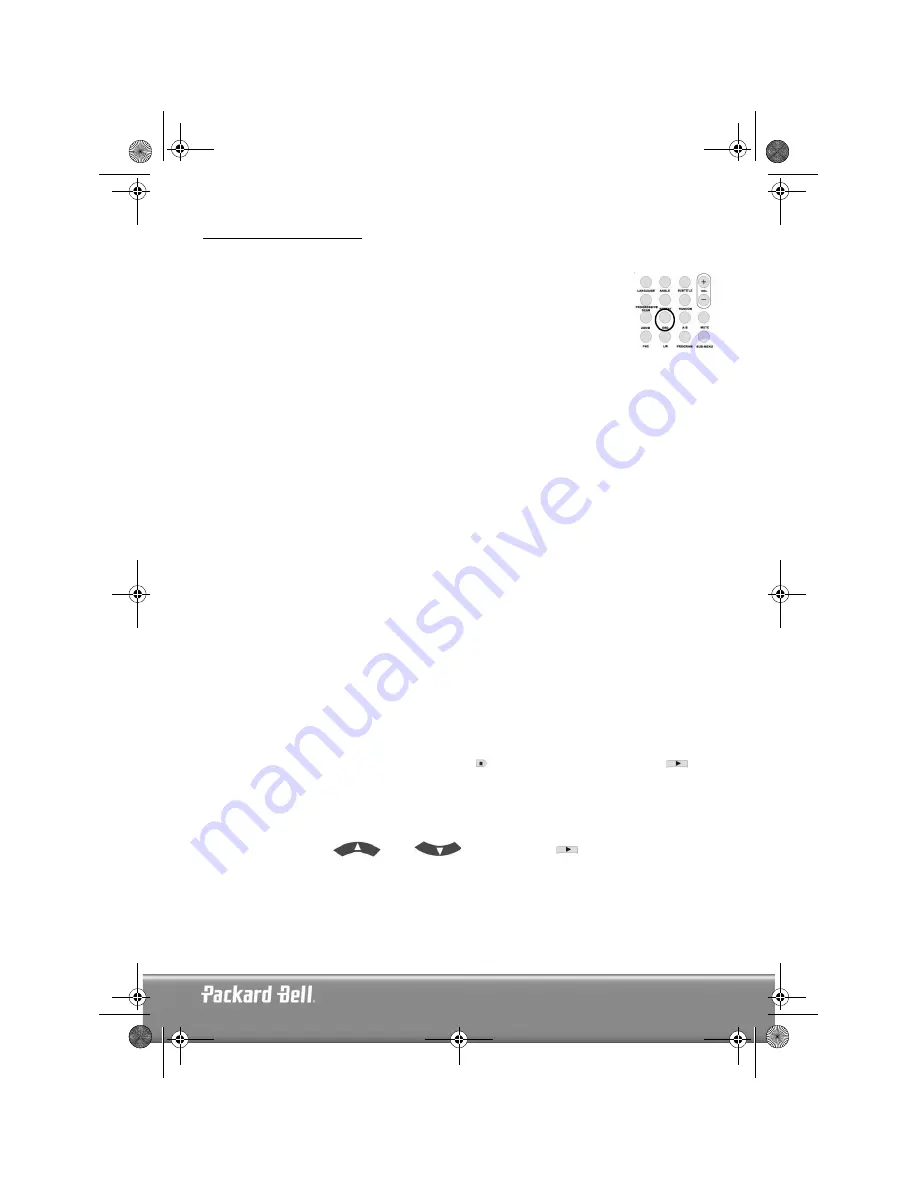 Packard Bell DIVX 300 User Manual Download Page 37