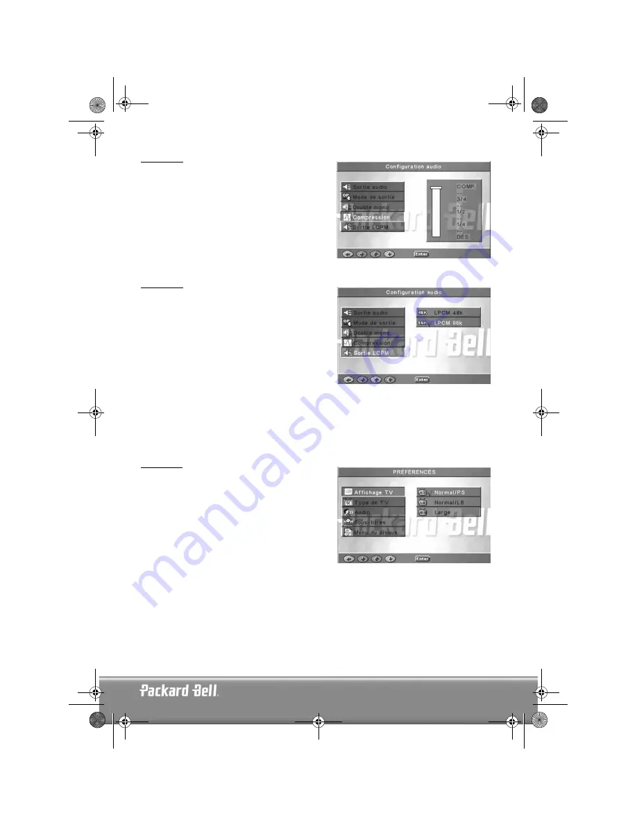 Packard Bell DIVX 300 User Manual Download Page 45