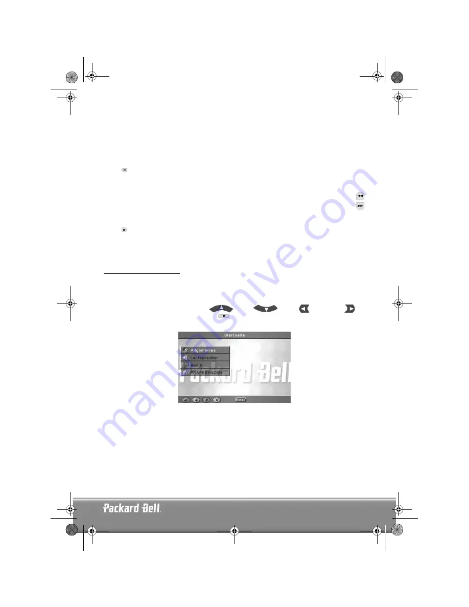 Packard Bell DIVX 300 Скачать руководство пользователя страница 117