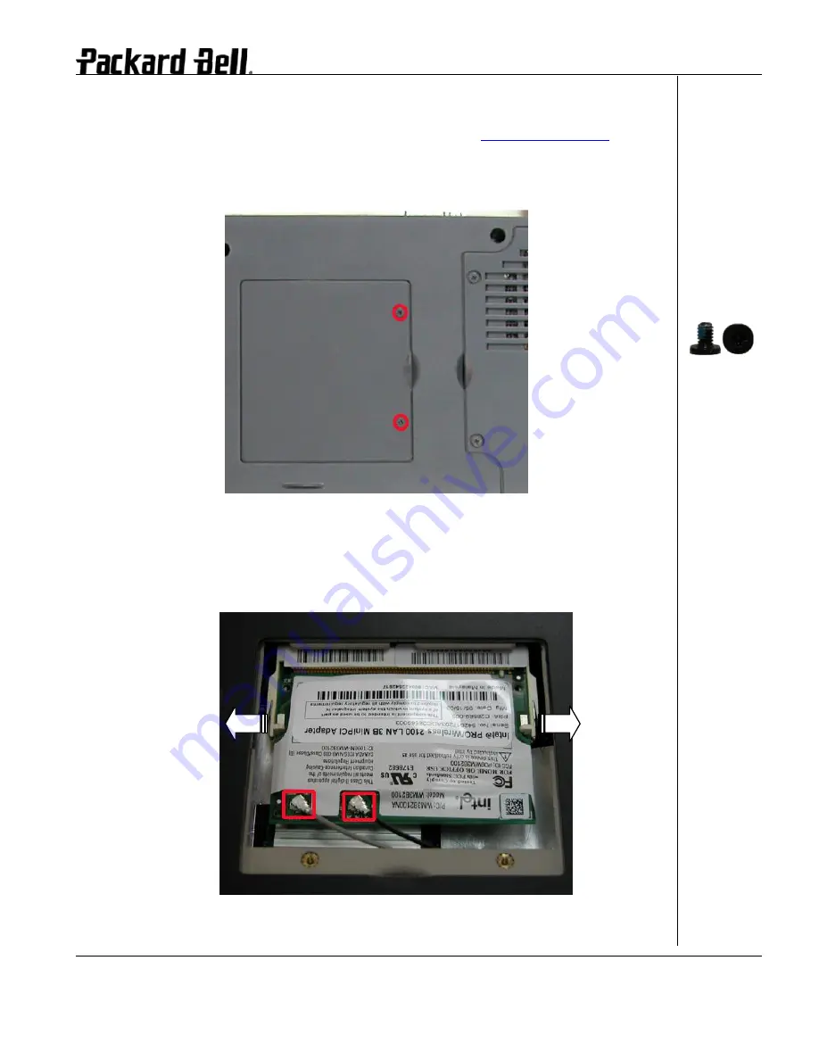 Packard Bell EasyNote E Series Disassembly Manual Download Page 9