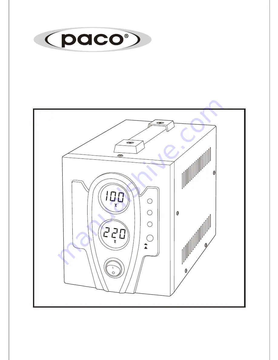 paco MCD-500VA Instruction Manual Download Page 1