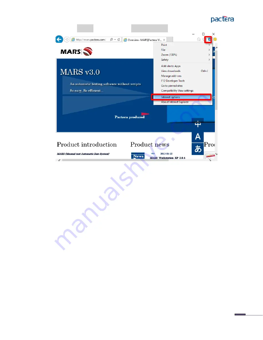 Pactera MARS Installation Manual Download Page 68