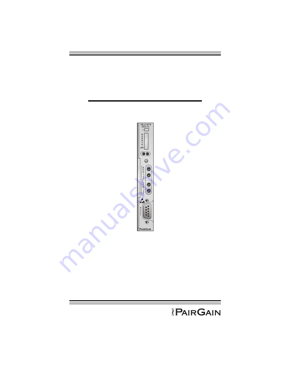 PairGain 150-1140-42 Скачать руководство пользователя страница 1