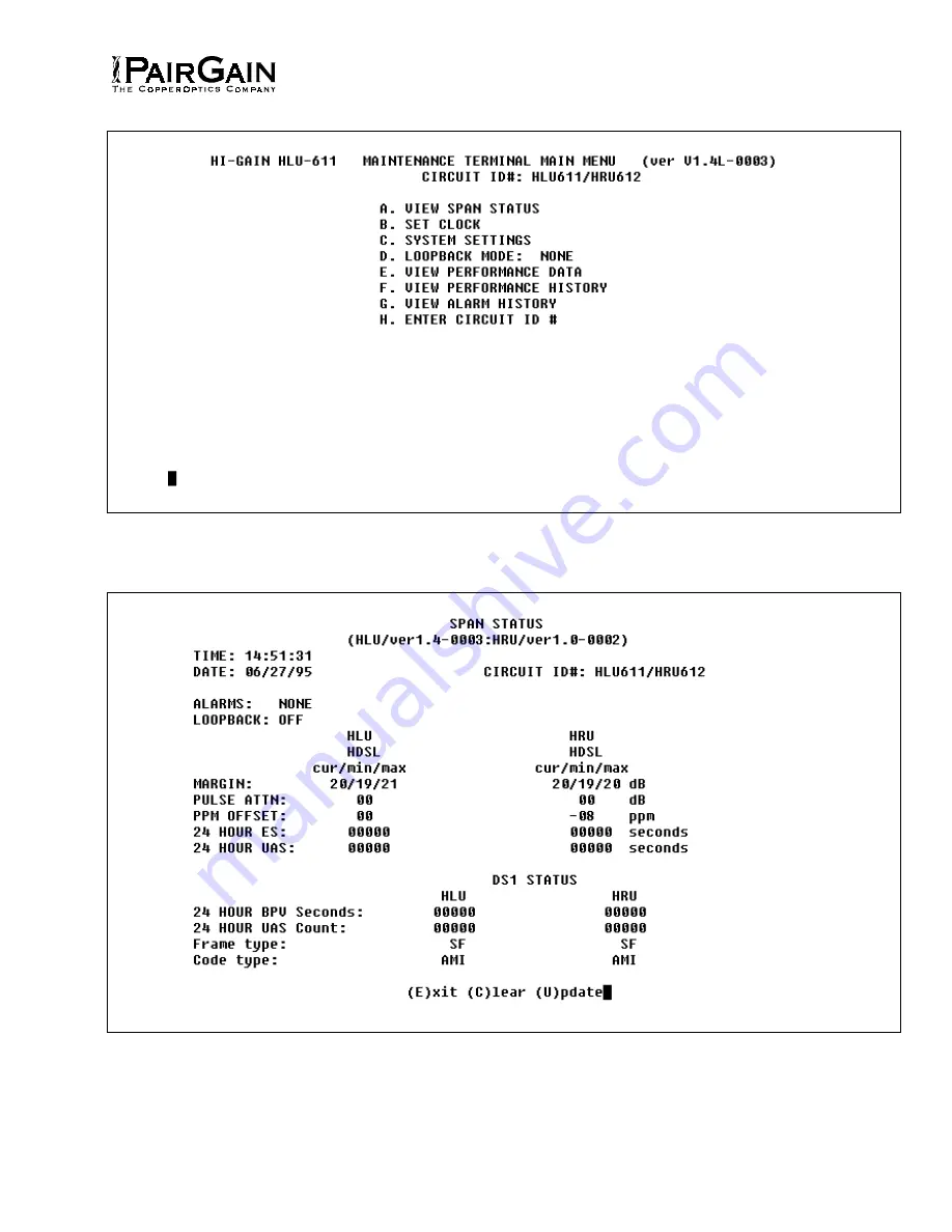 PairGain 150-1217-03 Manual Download Page 25