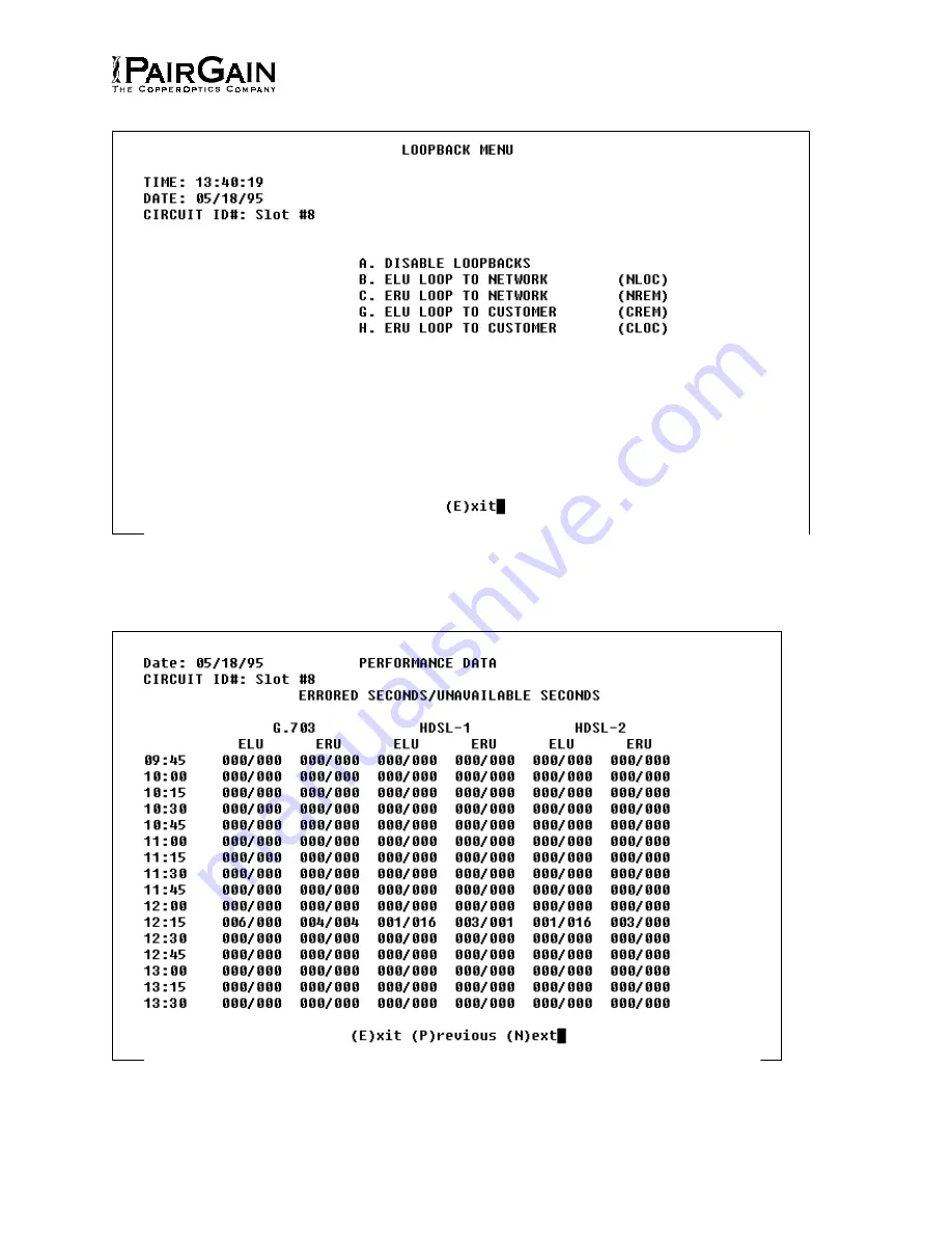 PairGain 150-1236-54 Manual Download Page 21