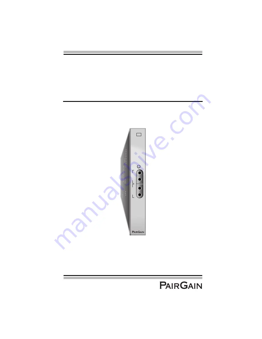 PairGain 150-2238-01 Manual Download Page 1