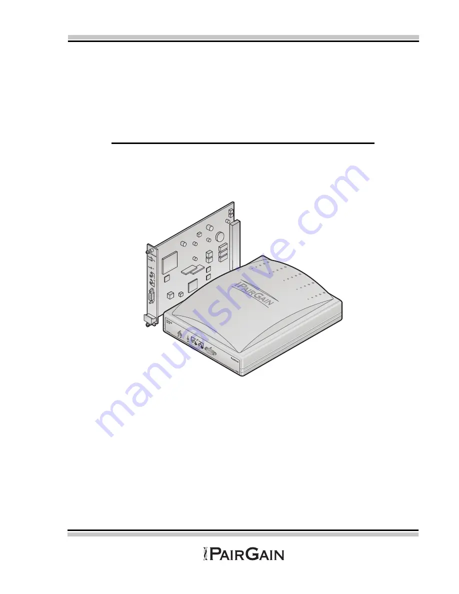 PairGain HiGain-ETSI RS UTU 712 Manual Download Page 1