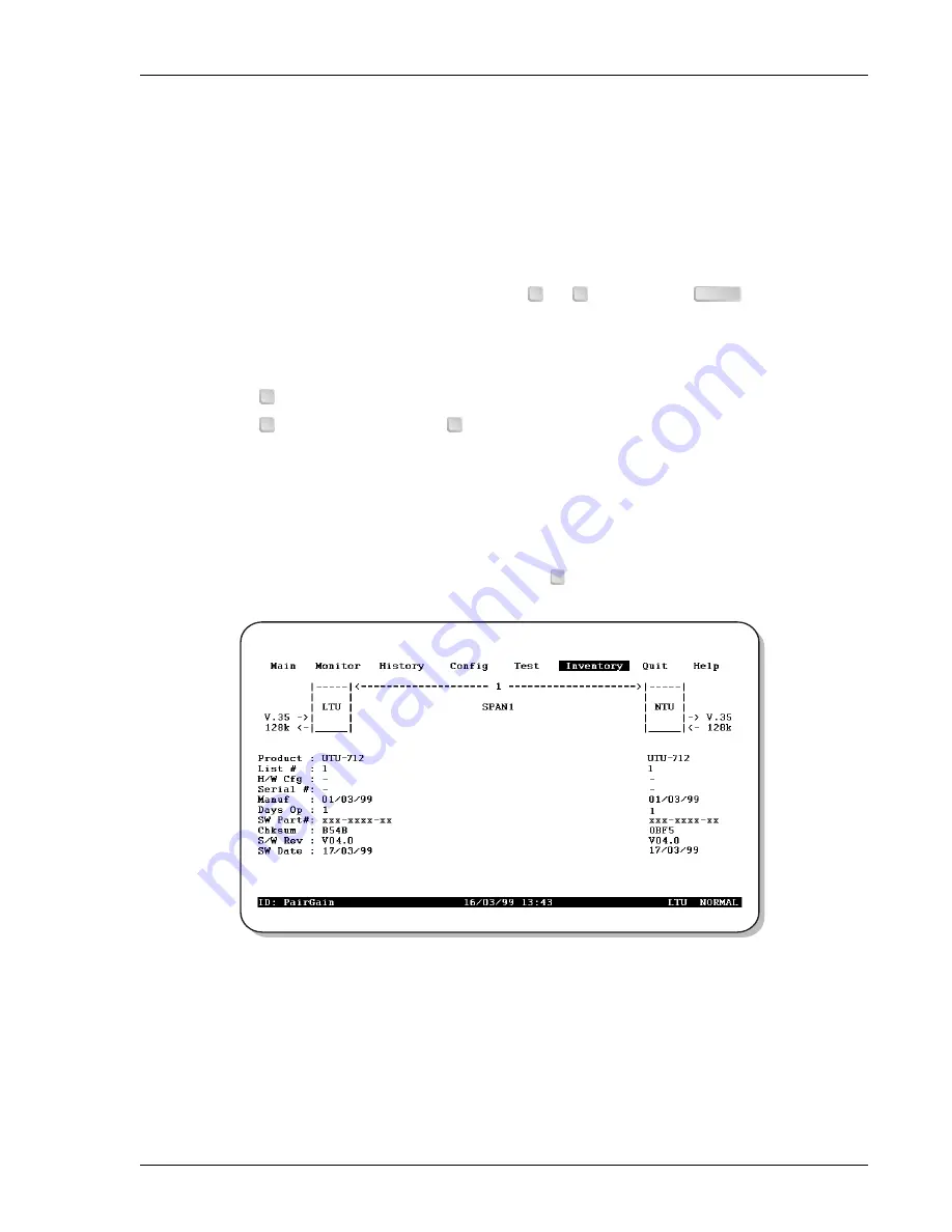 PairGain HiGain-ETSI RS UTU 712 Скачать руководство пользователя страница 63