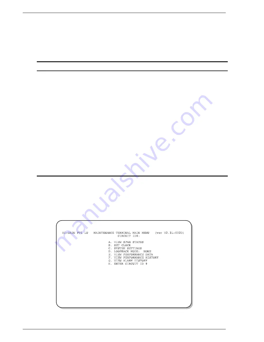 PairGain HiGain HLU-D41 Manual Download Page 26