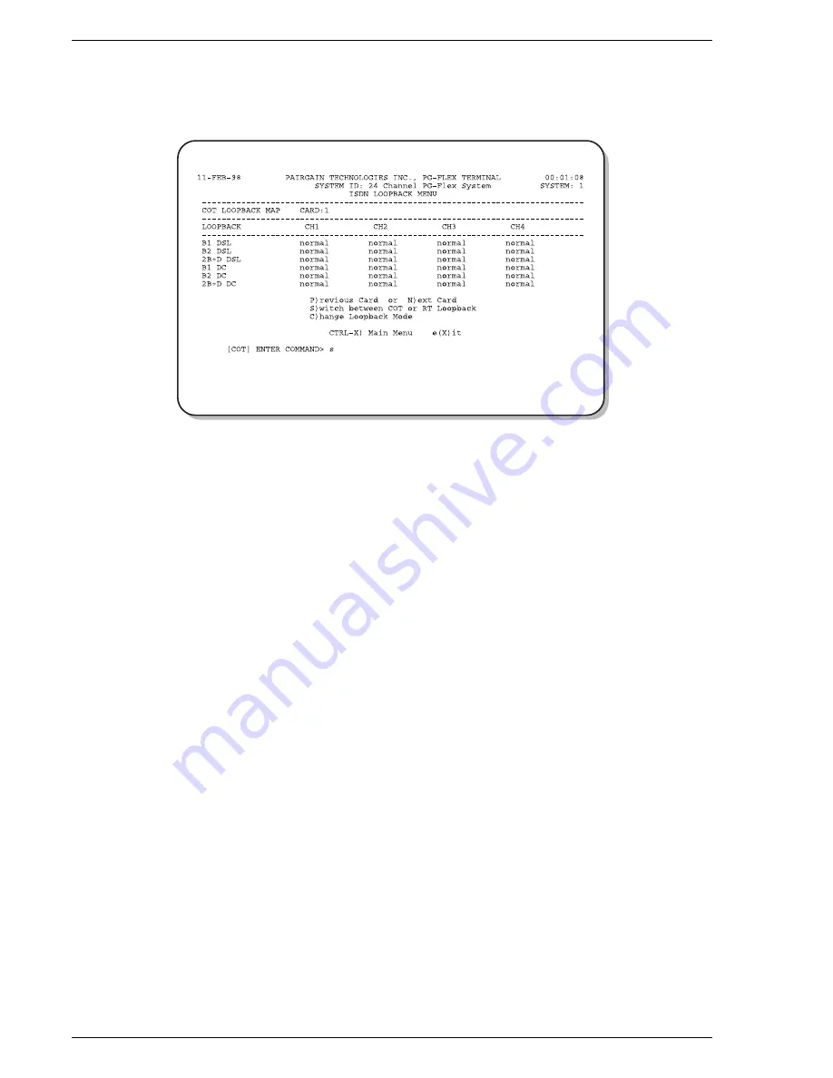 PairGain PG-Flex FLL-712 User Manual Download Page 40