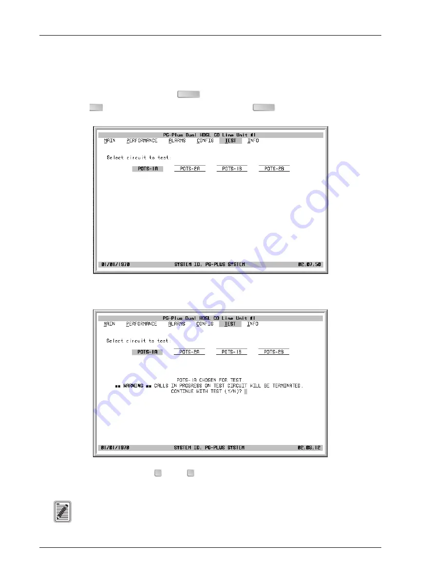 PairGain PG-PLUS PLL-734 Скачать руководство пользователя страница 36