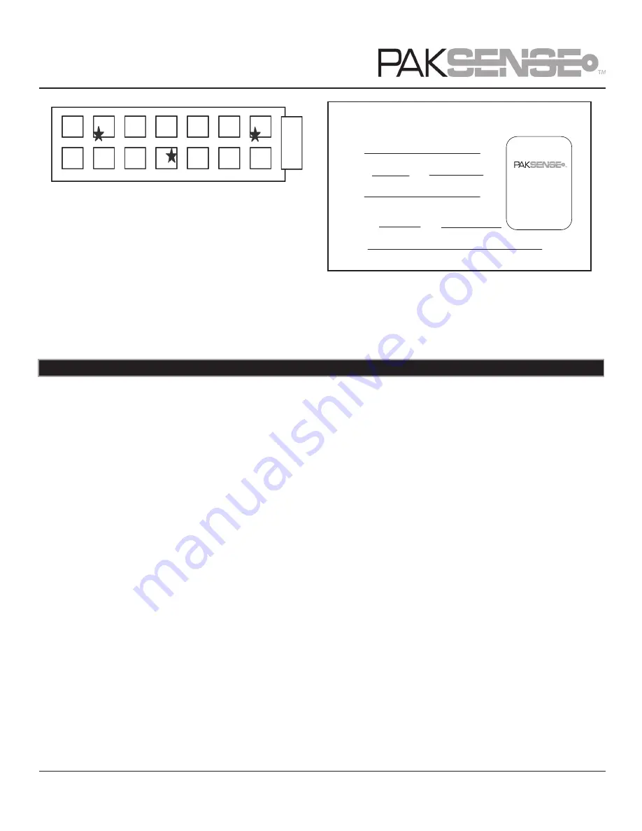 PakSense Ultra Contact Label User Manual Download Page 20