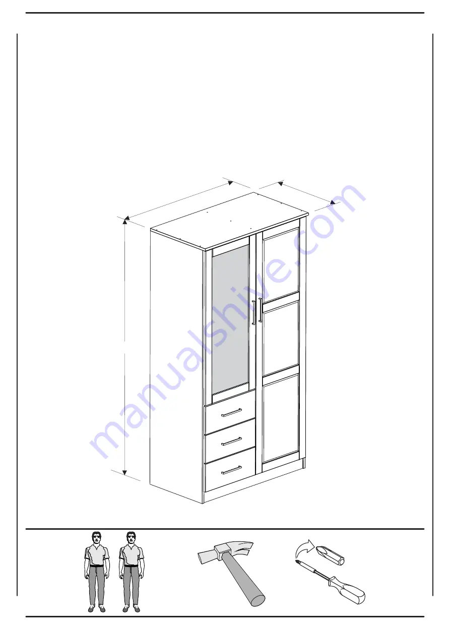 Palace Imports METRO 7101 Assembly Instructions Manual Download Page 1