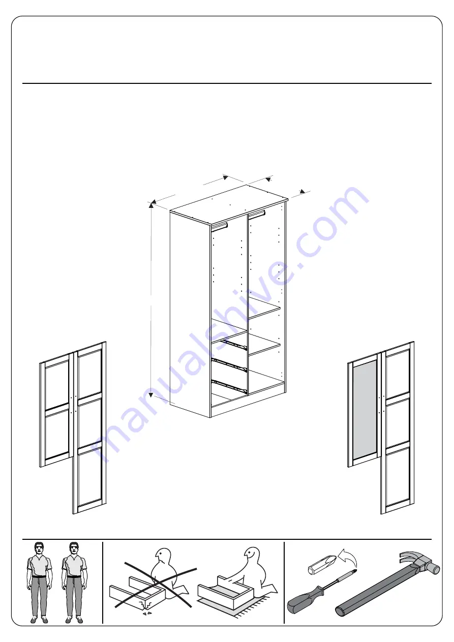 Palace Imports METRO 7101D Assembly Manual Download Page 2