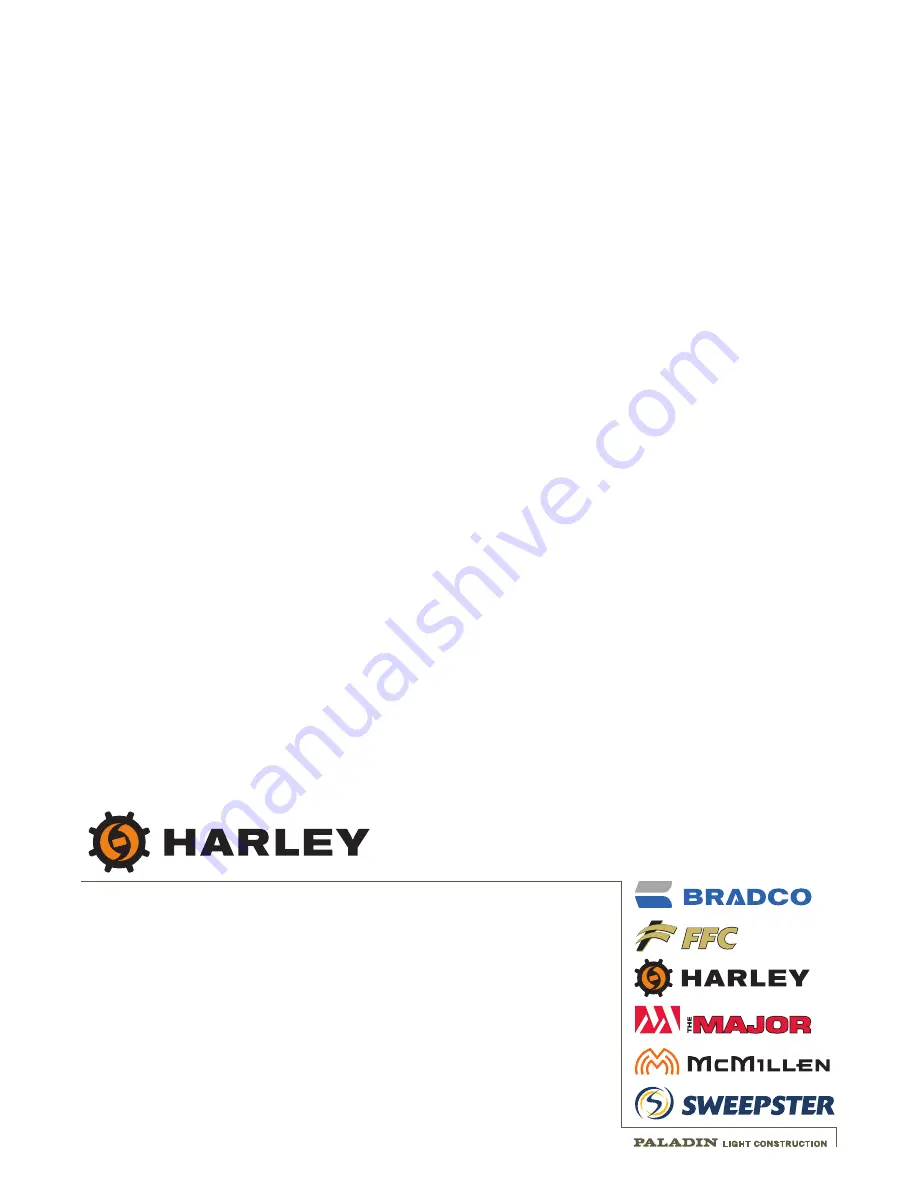 paladin HARLEY POWER BOX RAKE T6 Operator'S & Parts Manual Download Page 50