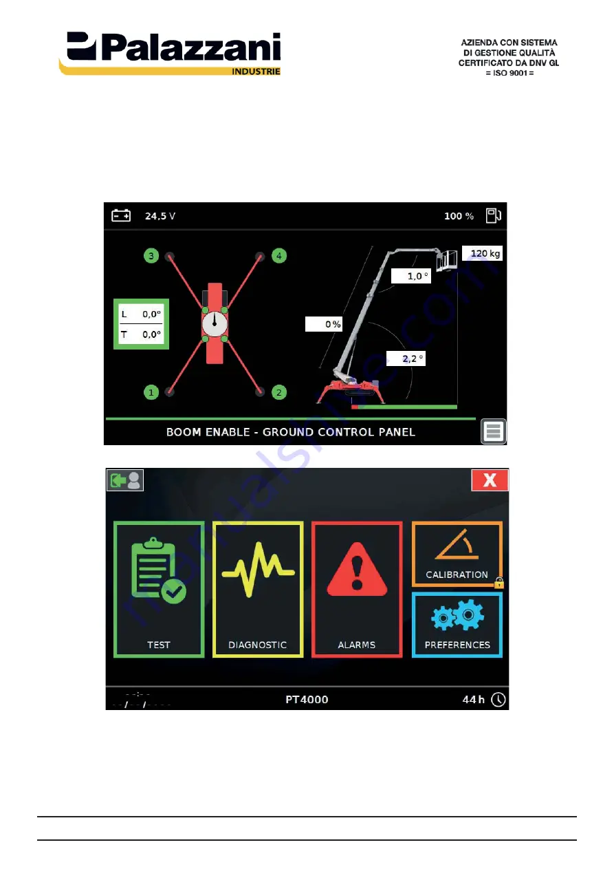 PALAZZANI RAGNO TSJ 30.1 Operation And Safety Manual Download Page 116