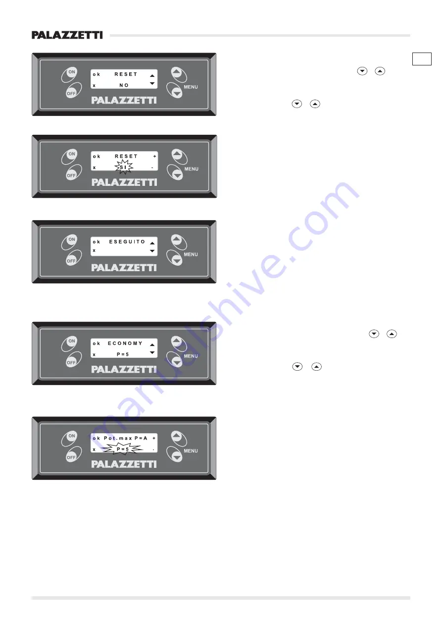 Palazzetti Aurora Instructions For Use And Maintenance Manual Download Page 62