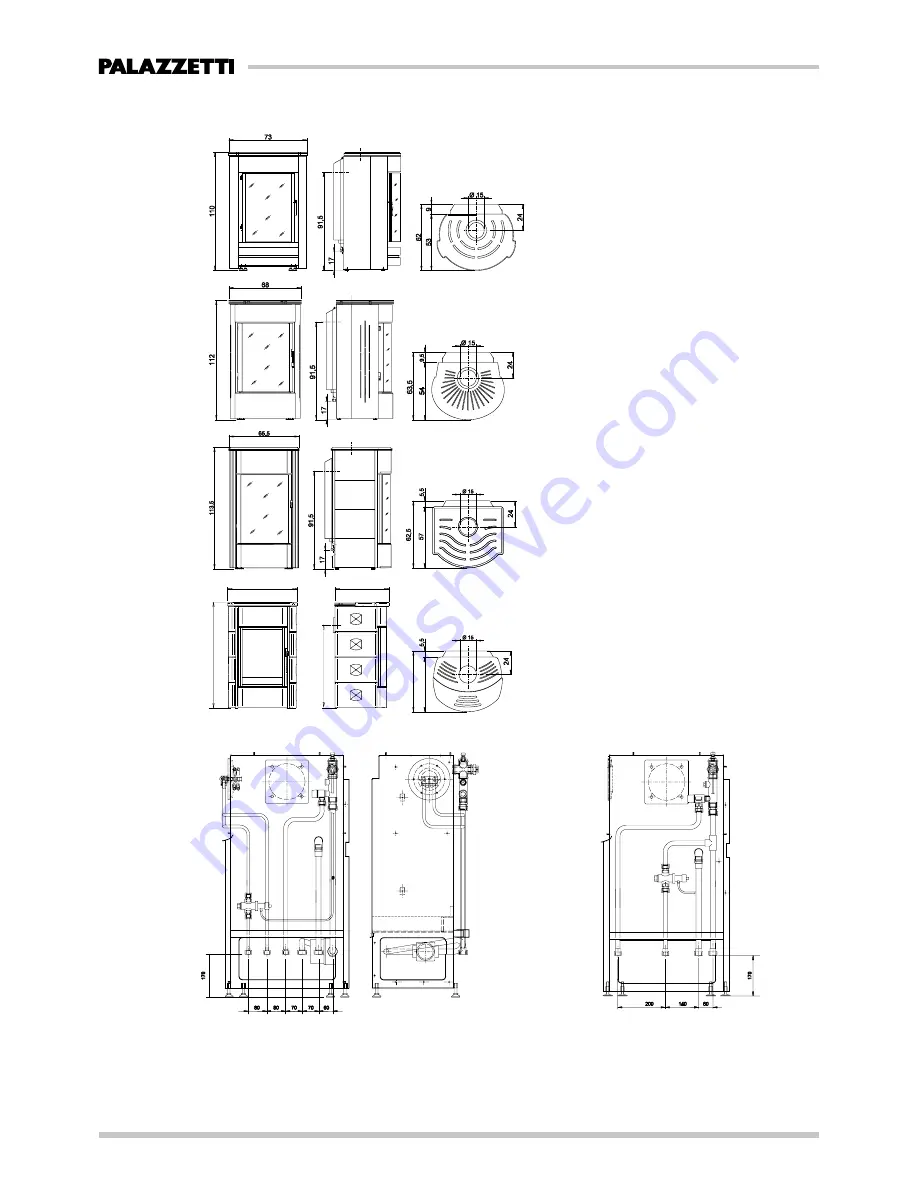 Palazzetti Betty-Idro Instructions For Use And Maintenance Manual Download Page 50