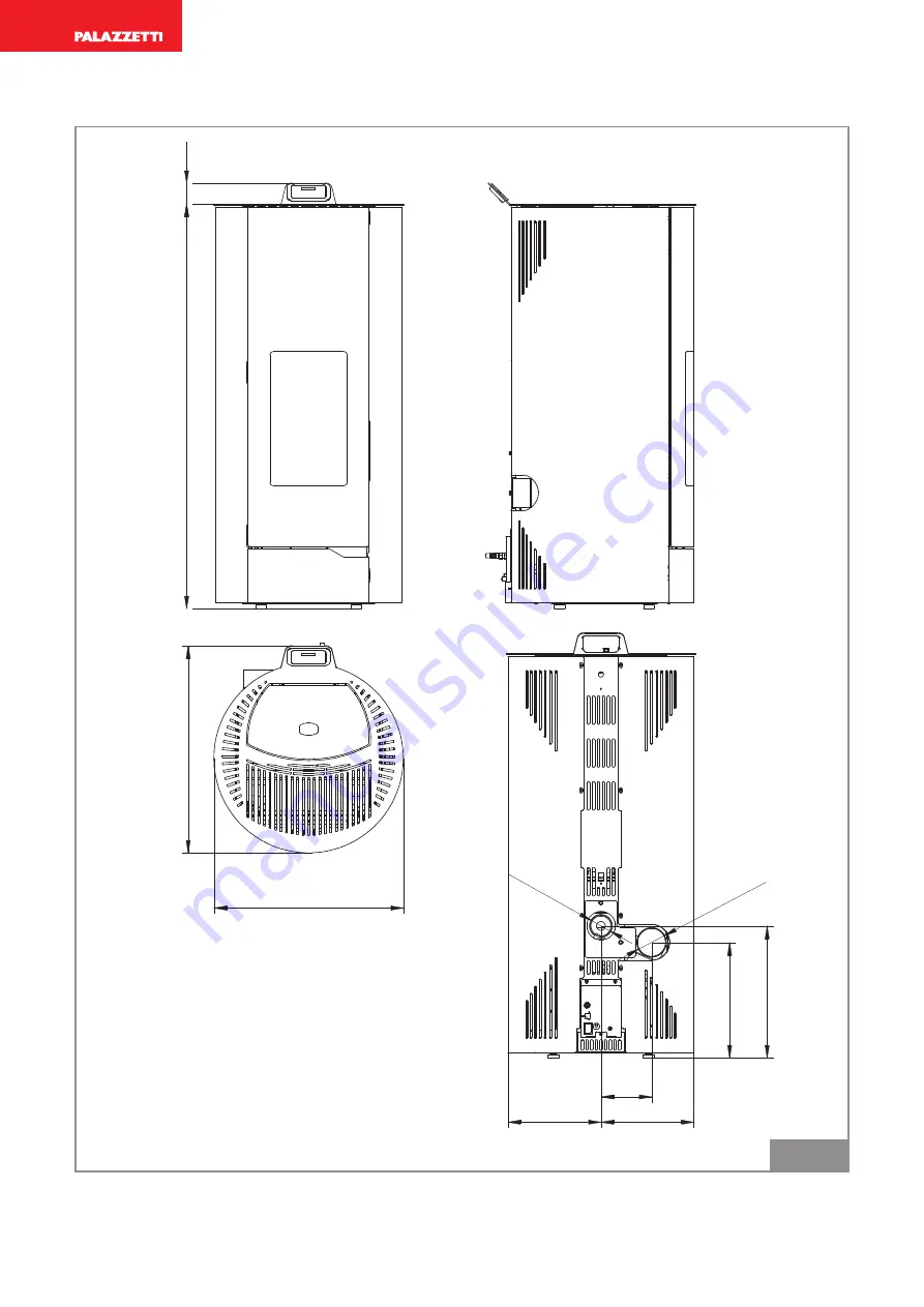 Palazzetti ECOFIRE MELITA 6 Installation Instructions And Maintenance Manual Download Page 16