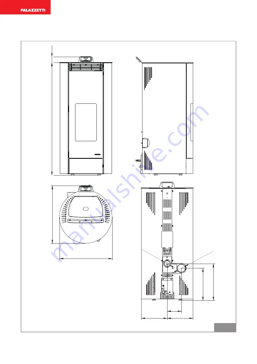 Palazzetti ECOFIRE MELITA 6 Installation Instructions And Maintenance Manual Download Page 108