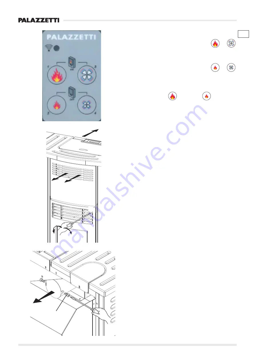 Palazzetti ECOFIRE SLIMMY 6kW Instructions For Use And Maintenance Manual Download Page 80