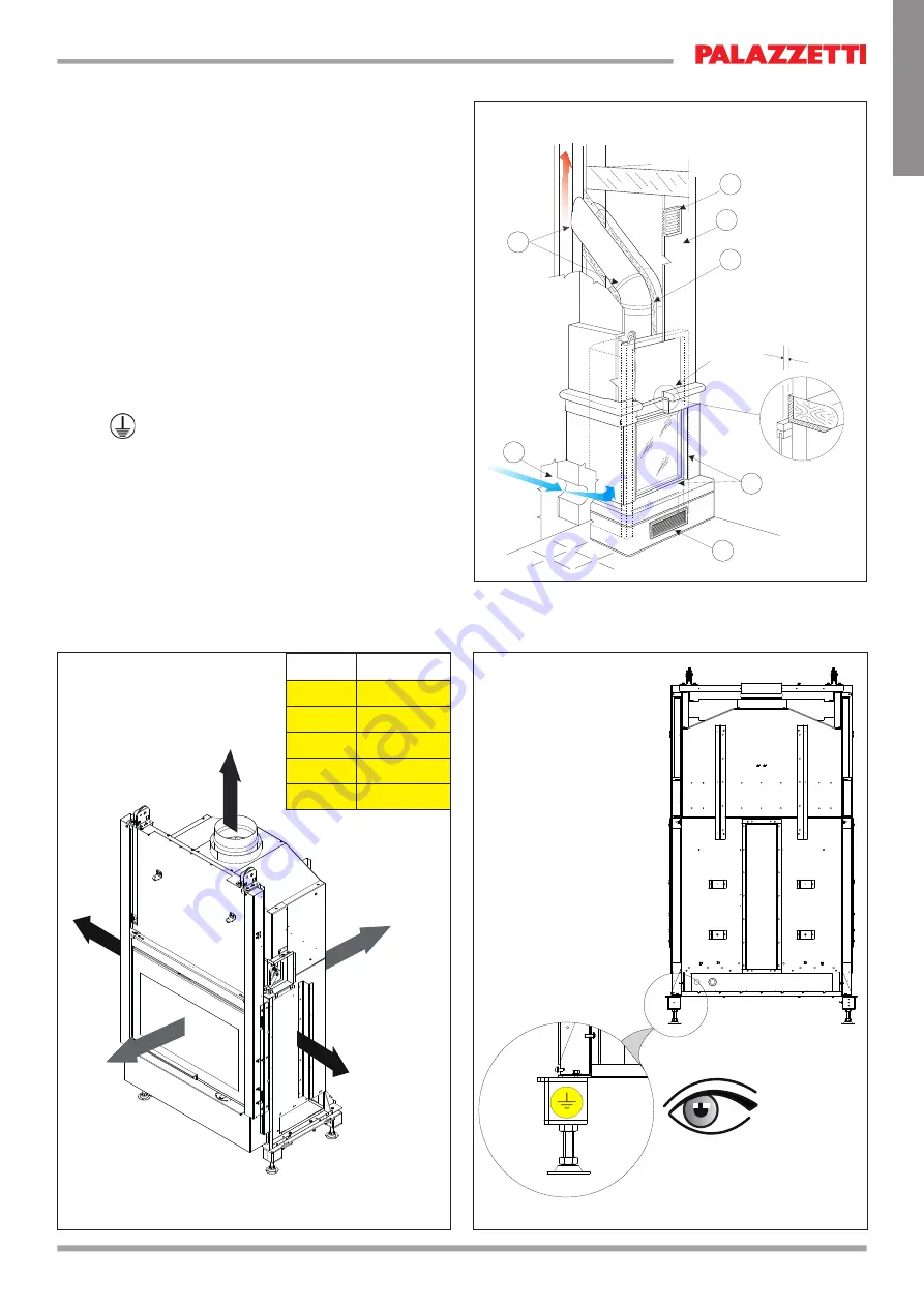 Palazzetti ECOMONOBLOCCO WT 78F N Installation And Maintenance Manual Download Page 11